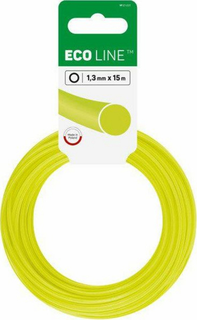 Shirit prerës Cellfast ECO, i rrumbullakët, 3.0 mm x 15 m, i verdhë
