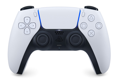 Kontroller Sony DualSense, PlayStation 5, Bluetooth, USB, e bardhë / zezë