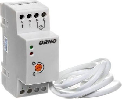 Çelës zmbrëmjeje me sensor Orno OR-CR-219, 20A, 230V, i bardhë