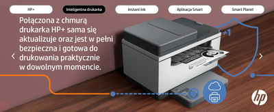 Печатач HP LaserJet MFP M234sdne, A4 моно, мултифункционален, бел