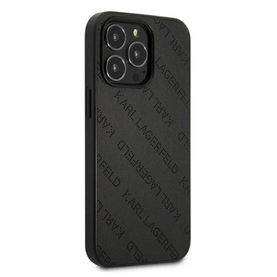 Kapak telefoni Karl Lagerfeld KLHCP13LPTLK, për iPhone 13 Pro / 13 6.1", i zi