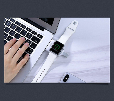 Karikues magnetik USB për Apple Watch UGREEN 50944, 2 copë, i bardhë