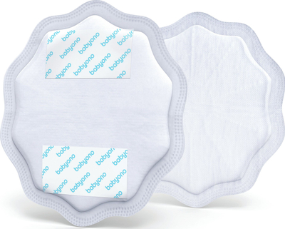 Влошки за гради за доење Babyono Natural Nursing, 24 парчиња, бели