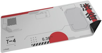 Mousepad Trust GXT 759 XXL Japan, 93x30cm, i bardhë