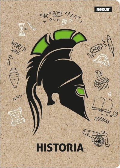 Fletore Beniamin Notebook History A5, 58 fletë, me katrorë, kapak kraft