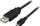 Kabllo USB Deltaco USB-73, USB 2.0, 0.2m, e zezë