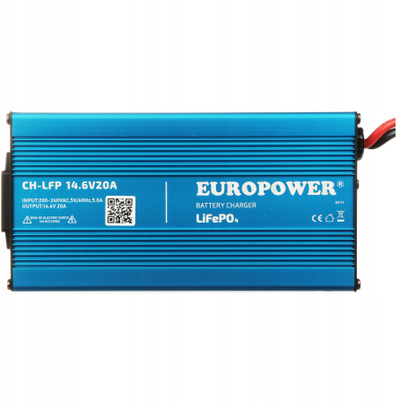 Karikues baterish Europower CHLFP/12/20-M8, LiFePO4 12.8V, metalik