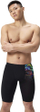 Kostum noti Speedo Men Club Training Printed Jammer, Endurance+, për stërvitje, i zi me jeshile