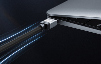 Kabllo kariku Baseus CoolPlay USB C në USB C, 100W, 2m, e zezë