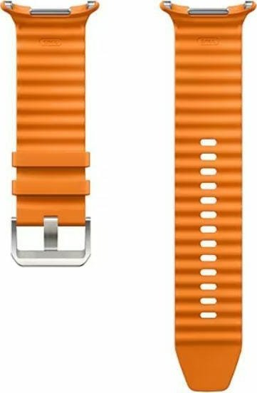 Rripa Samsung PeakForm Band për Galaxy Watch Ultra, pëlhurë sportive, me një klik, portokalli