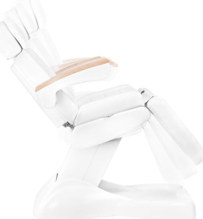 Karrige elektrike kozmetike Activeshop Lux Foot 5M, shumë pozicionu, me mbajtëse për këmbët, e bardhë