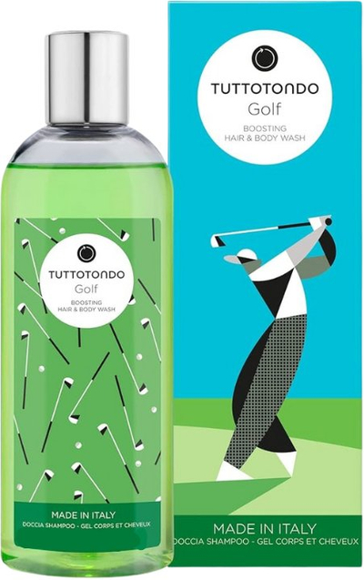 Shampon dhe xhel dushi Tuttotondo Golf Boosting 2 në 1, 100 ml