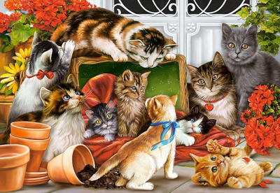 Puzzle Castorland Kittens a fun time (151639), 1500 elemente