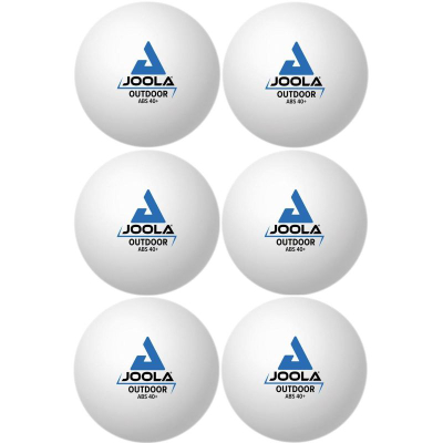 Toptha pingpongu Joola Outdoor, set me 6 copë, 40 mm, portokalli