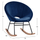 Kolltuk luhatëse Paulina velvet 76×86×76 cm (HM8399.08), kaltër