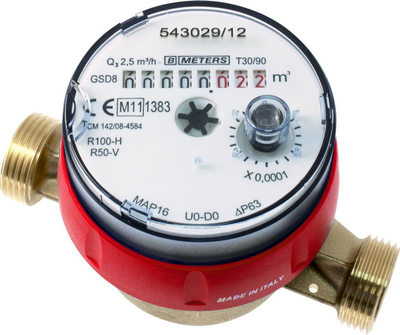 Matës uji për ujë të nxehtë GSD8 RFM 8MA00C12SSCIVS, Q3 2.5, DN15, antimagnetik