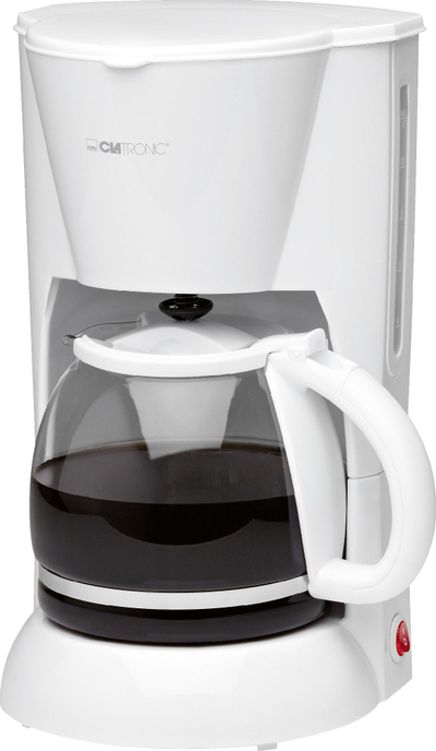 Makineri kafeje me pikim Clatronic KA 3473, 1.25L, funksion anti pikim, e bardhë