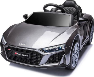 Veturë elektrike për fëmijë Audi R8 A300, 12V, telekomandë, argjend