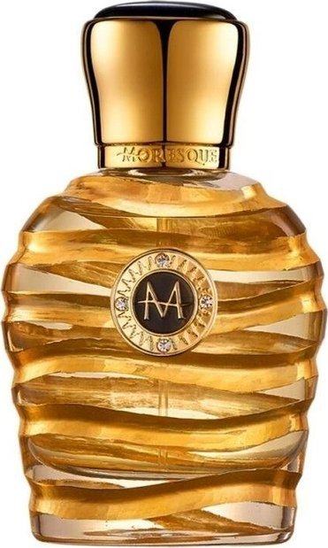 Parfum unisex Moresque Gold Eau de Parfum, 50 ml, aromë orientale, me nuanca ari