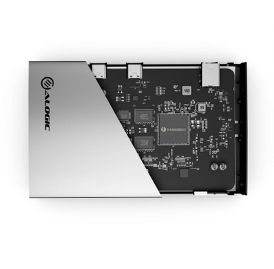 Хаб Thunderbolt ALOGIC TB4H3TB, 40Gbps, 60W Power Delivery, црно сив