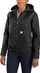 Xhaketë Carhartt Washed Duck Active për femra, me kapuç, madhësia S, e zezë
