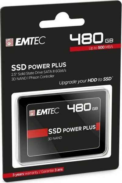 Disk SSD Emtec X150 Power Plus . 480GB, 2.5" SATA III