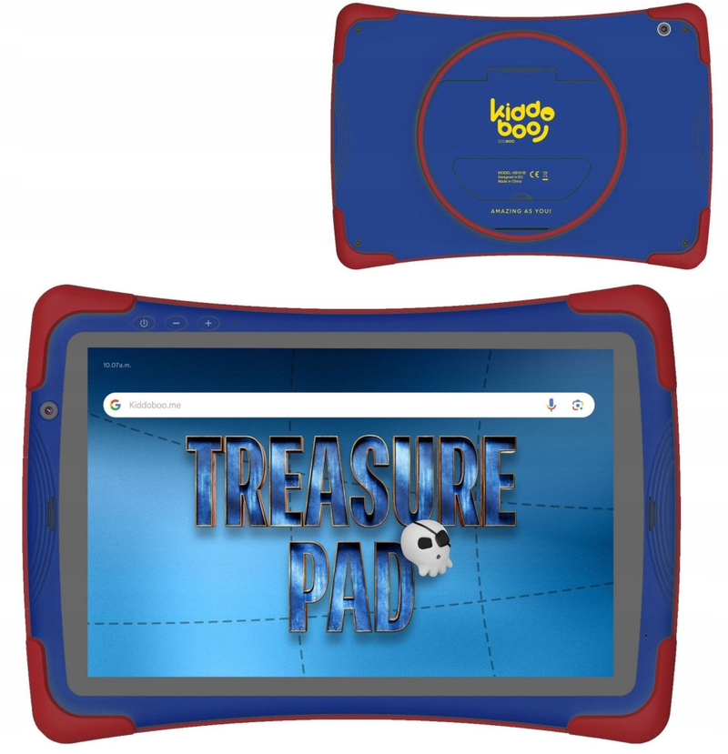 Tablet për fëmijë KiddoBoo Treasure Pad 10.1", 4GB 64GB, WiFi, i kaltër