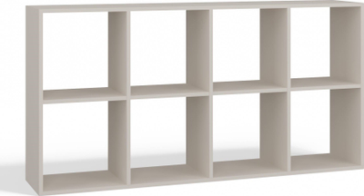 Raft librash Malax 2x4, panel i laminum, 147x75 cm, ngjyrë cashmere