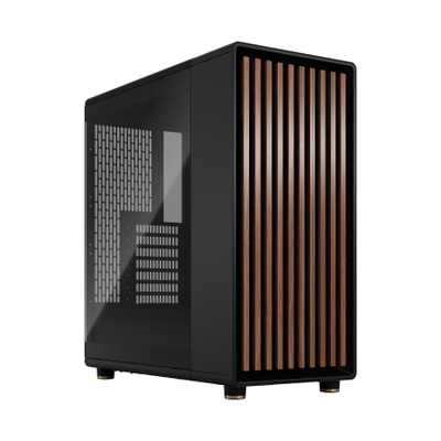 Kasë PC Fractal Design North Charcoal, kafe/zezë