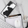Këllëf telefoni OEM Teddy Bear për Samsung Galaxy S25 FE, PC TPU, i zi