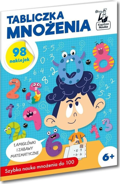 Libër pune “Multiplication Table”, tabela e shumëzimit 1 deri 100, për kalamaj