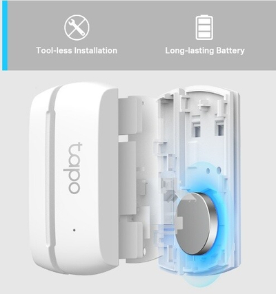 Sensor për dyer dhe dritare TP-Link Tapo T110 për H100