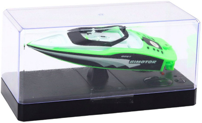 Varkë lodër me telekomandë RC Motorboat, 15 cm, 2.4 GHz, e bardhë jeshile