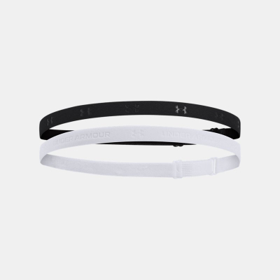 Shirit flokësh Under Armour Adjustable Mini, 2 copë, i zi dhe i bardhë