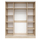 Dollap  rrëshqitës Sonama 183×60×220 cm (HM2461.01)