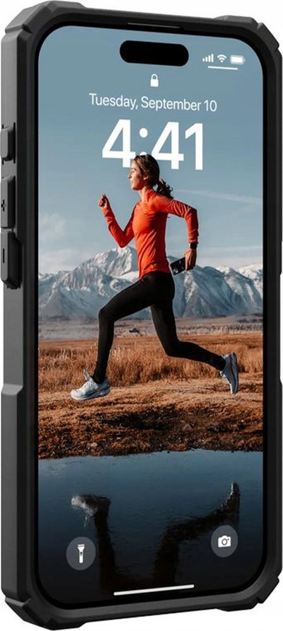 Kuti telefoni Urban Armor Gear Plasma XTE, 6.1", MagSafe, gri me të zezë