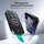 Xham mbrojtës ESR UltraFit Classic për iPhone 16 Pro dhe 17, 9H, set me 2 copa, transparent