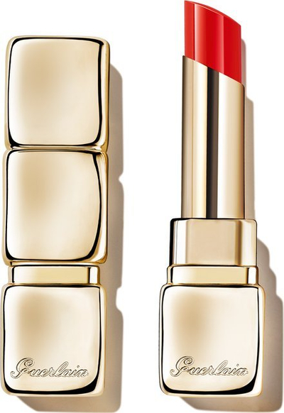 Rruzh Guerlain KissKiss Shine Bloom, 95% përbërës natyralë, rozë