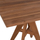 Tavolinë kopshti LEO HM9622.11, dru teak, 80x80x75 cm, ngjyrë natyrale