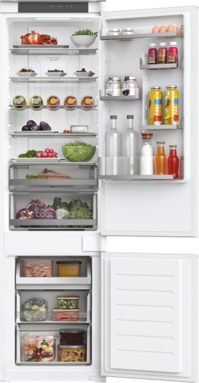 Frigorifer inkaso Hoover H-FRIDGE 500 HOBT5519EW, No Frost, Wi-Fi, i bardhë