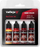 Set bojrash akrilike Vallejo Game Color VJP72377, 4x18ml, e kuqe