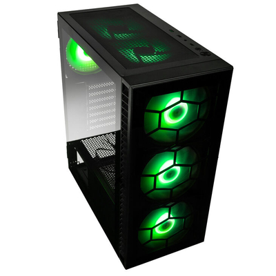 Kasë Kolink Observatory HF Plus Glass ARGB Midi-Tower, e zezë