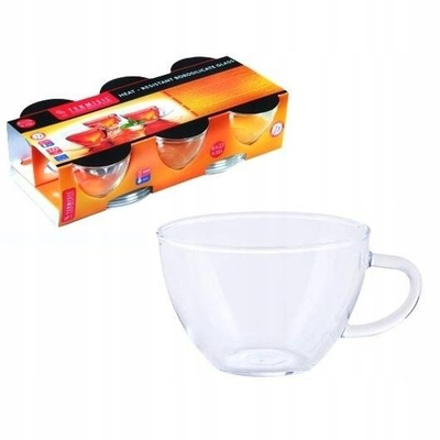 Сет шолји со чинивчиња Classic, 6 парчиња, 0.25L, бели