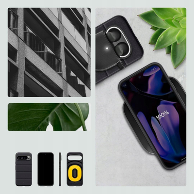 Маска за телефон Spigen Caseology Athlex за Google Pixel 9 Pro XL, воена заштита, Active Black