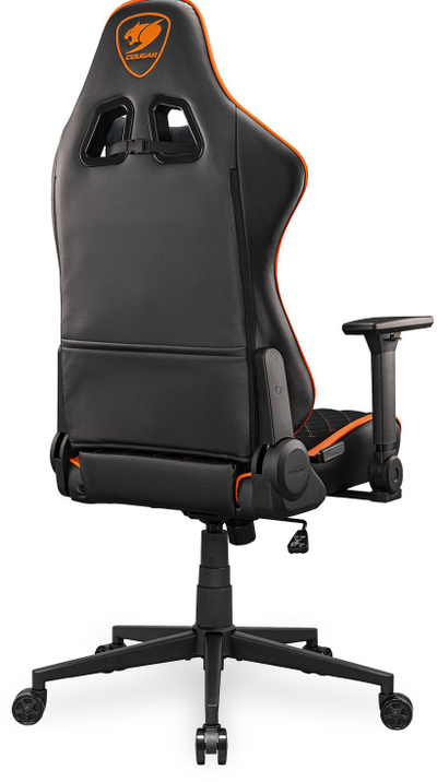 Karrige gaming Cougar Armor One V2 F, stof, mban deri 120 kg, e zezë me portokalli