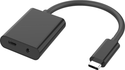 Adapter audio MicroConnect USB-C USB3.1CPD35MM, dalje 3.5mm, Power Delivery, i bardhë
