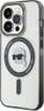 Маска за телефон Karl Lagerfeld KLHMP15LHKHNOTK, за iPhone 15 Pro 6.1", MagSafe, проѕирна