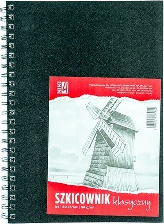 Skicëlibër Koh-I-Noor A4, 98 g, 80 fletë, me spirale