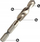 Set tapa shpimi SilverTools S11533, HSS, M3 M10, 6 copë