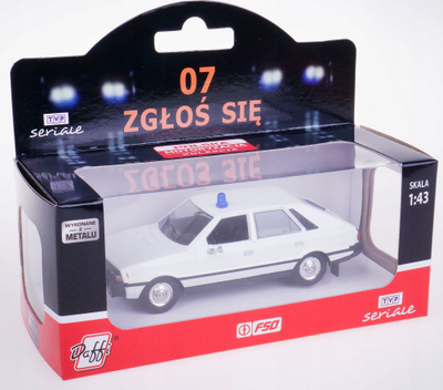 Maket veture Daffi Vehicle Polonez 07 Report In, shkalla 1:43, metal DIE CAST, shumëngjyrësh